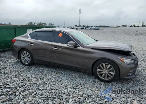2015 Infiniti Q50 Base из США, поврежденный, VIN JN1BV7AP9FM341125